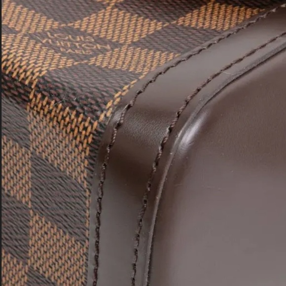 Rare🔥LV Damier Ebene shoulder bag studded top handle handbag Venice LV bag - Picture 11 of 15